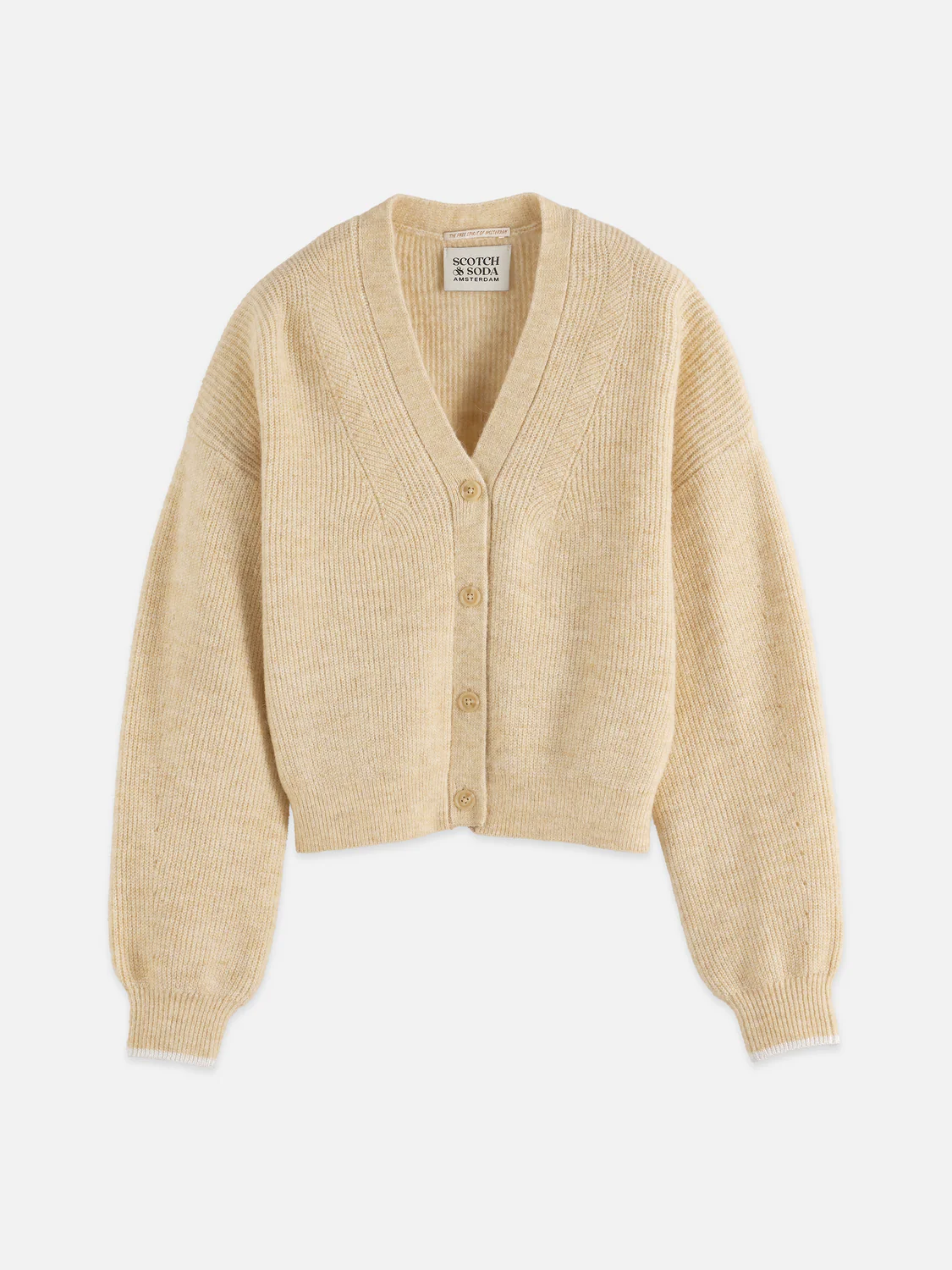 Fuzzy relaxed cardigan - Image 12