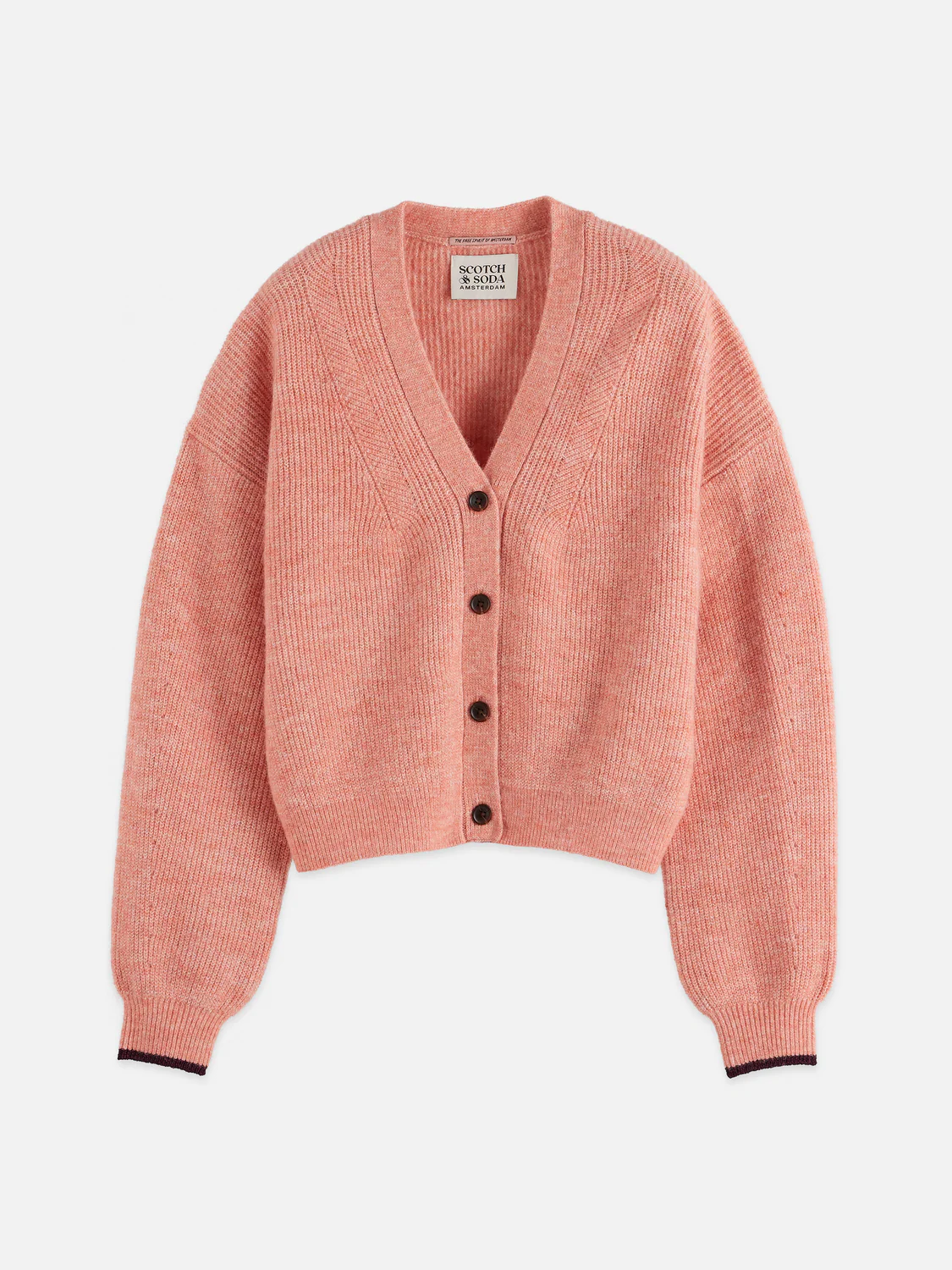 Fuzzy relaxed cardigan - Image 5