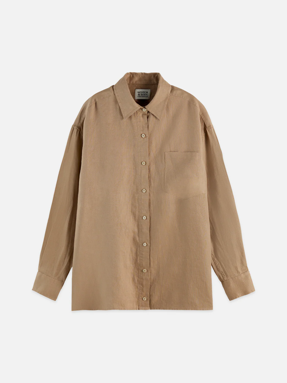 Linen back tie shirt - Image 4