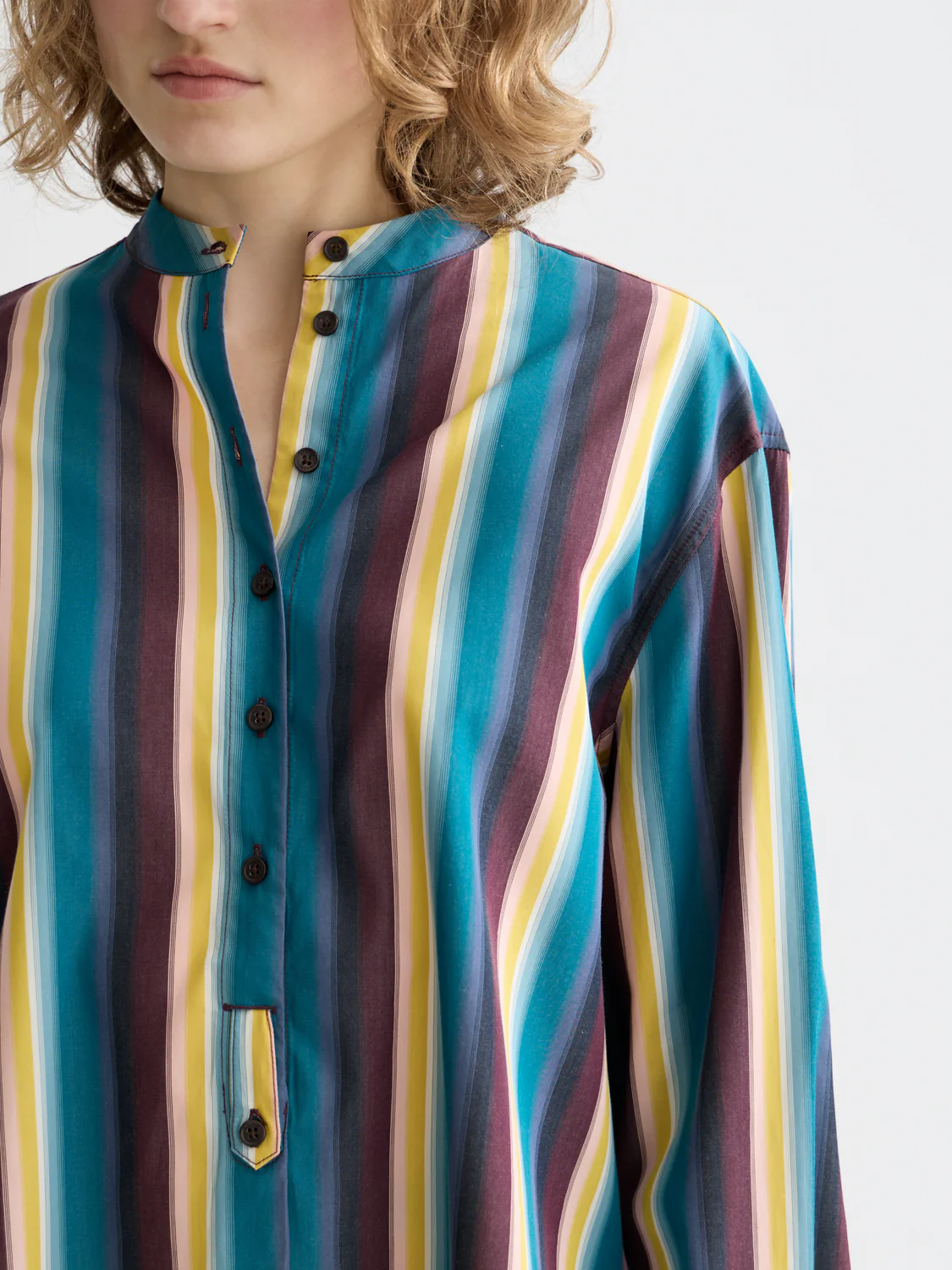 Relaxed striped shirt - Image 3