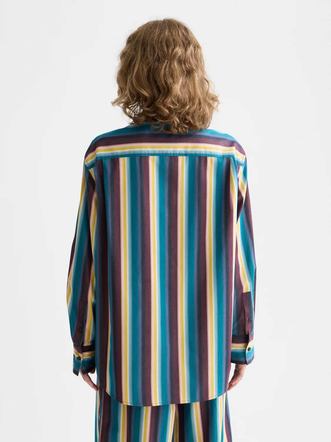Relaxed striped shirt - Image 4