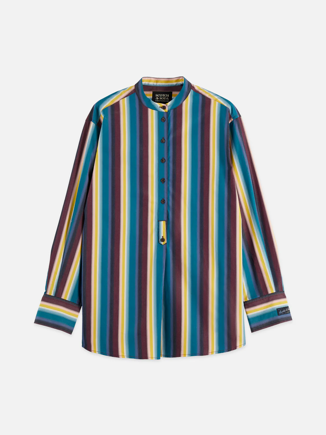 Relaxed striped shirt - Image 5