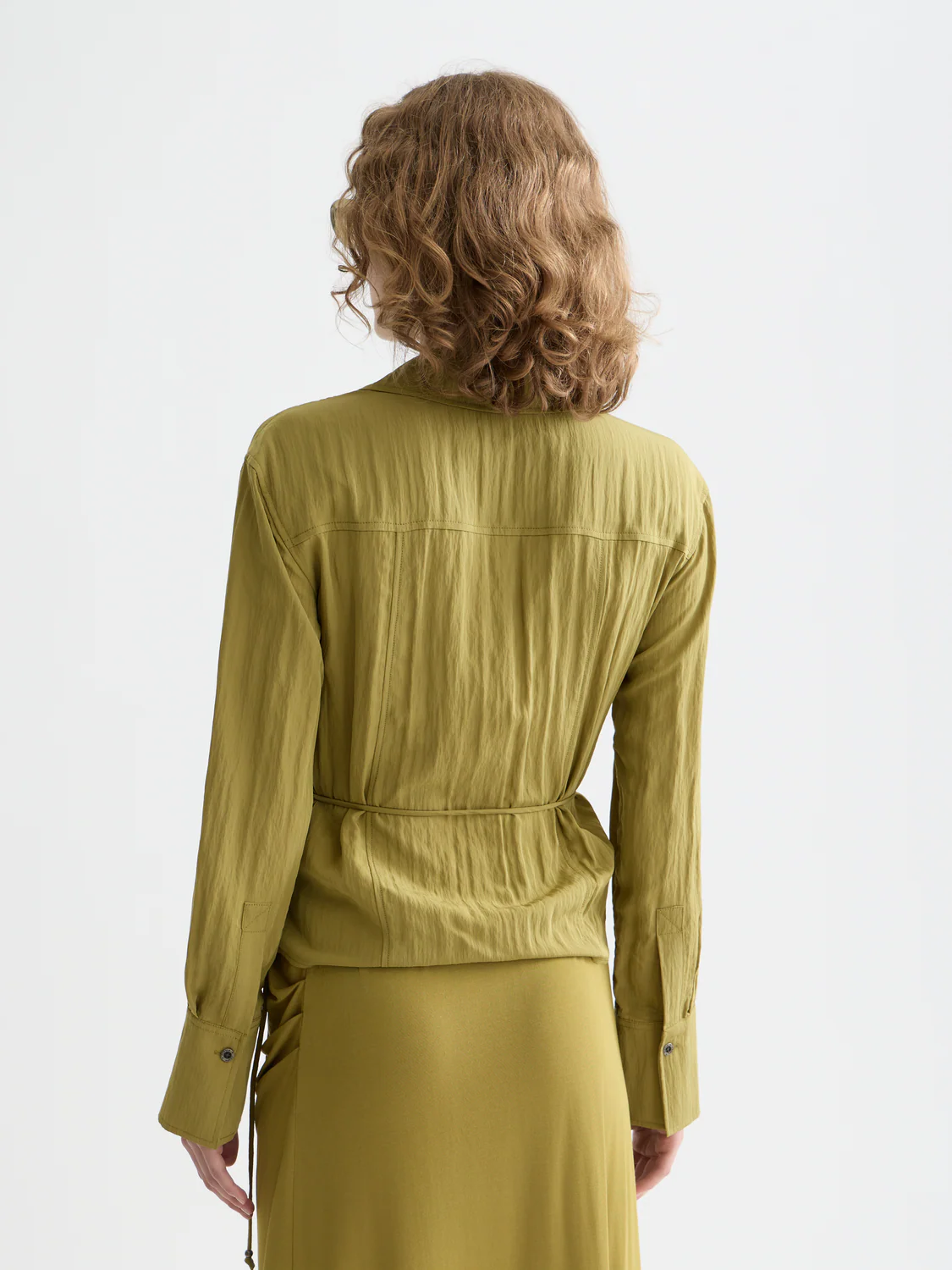 Long sleeved wrap shirt - Image 11