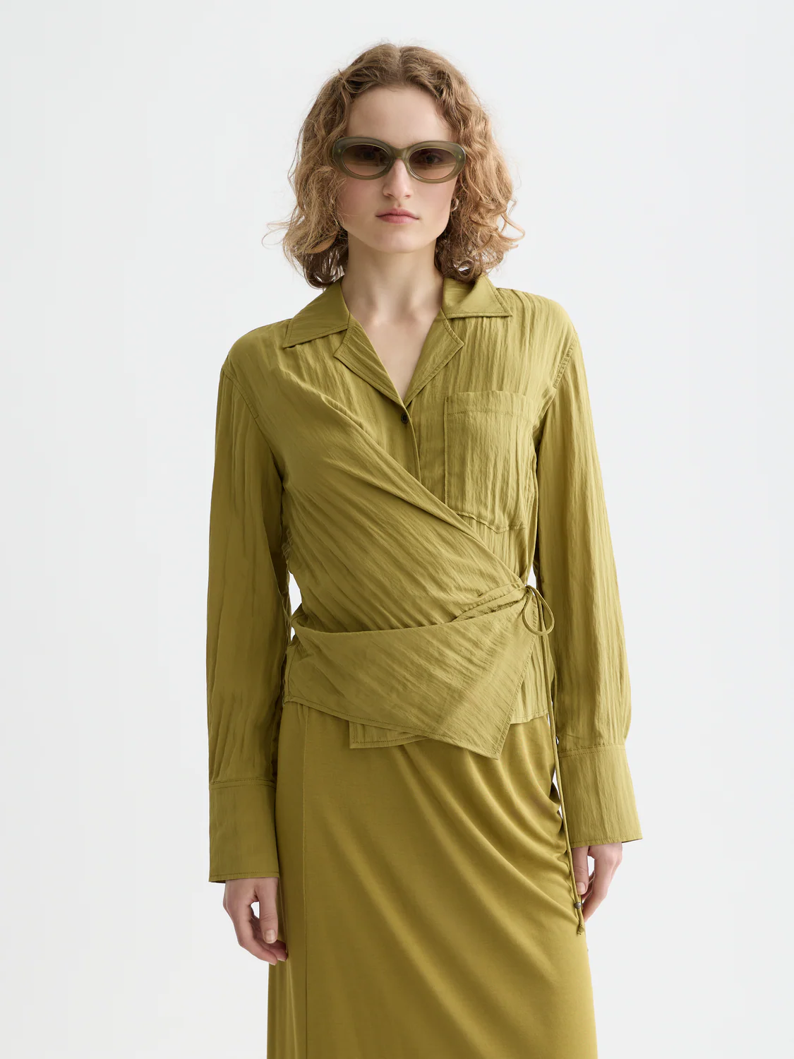 Long sleeved wrap shirt - Image 8