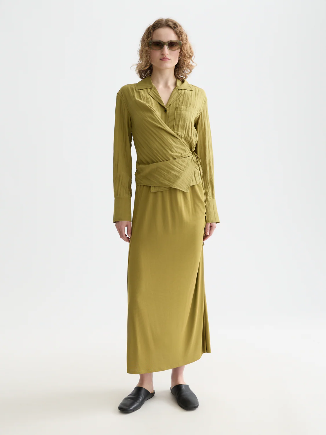 Long sleeved wrap shirt - Image 9