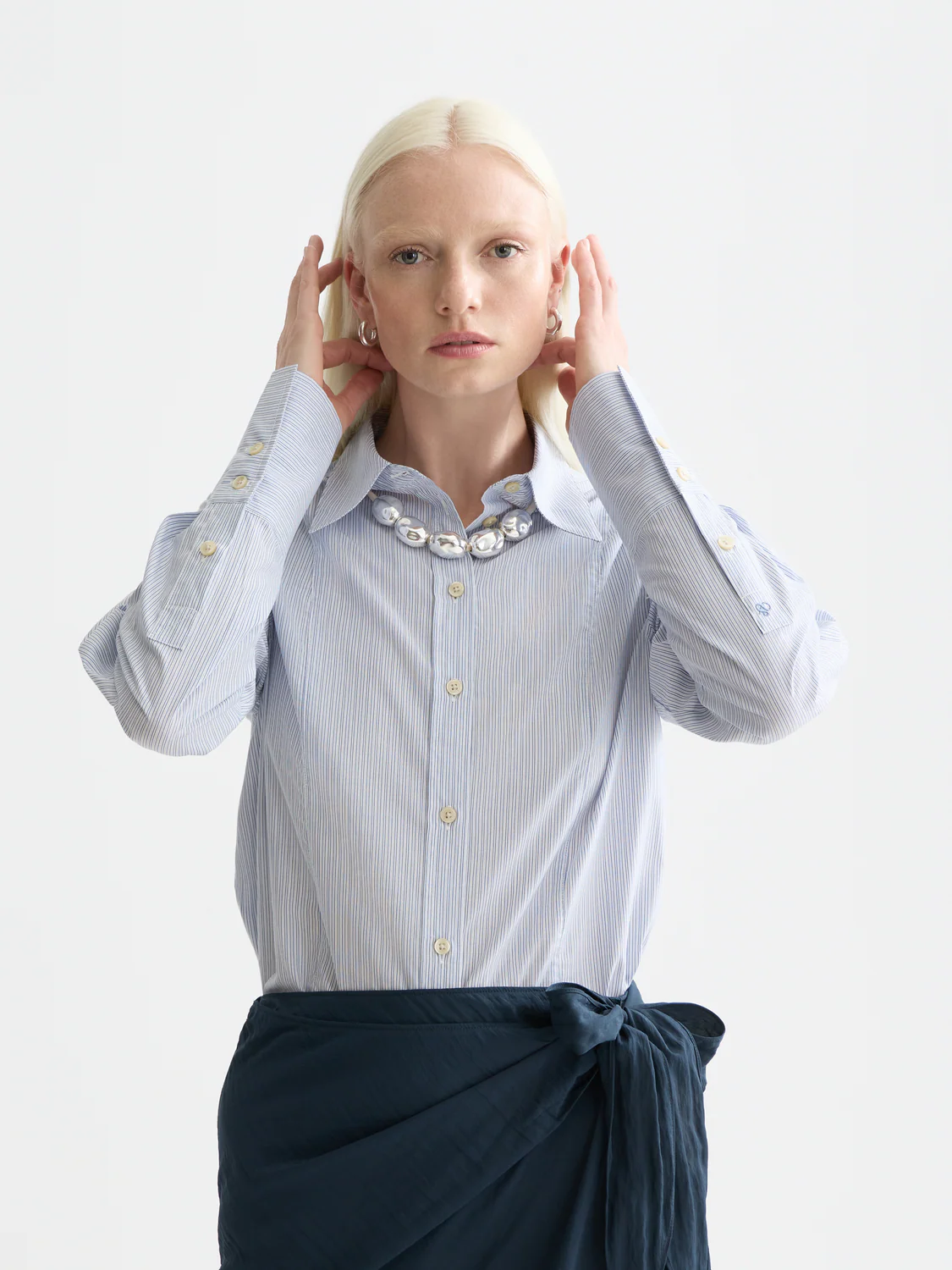 Regular poplin shirt - Image 10