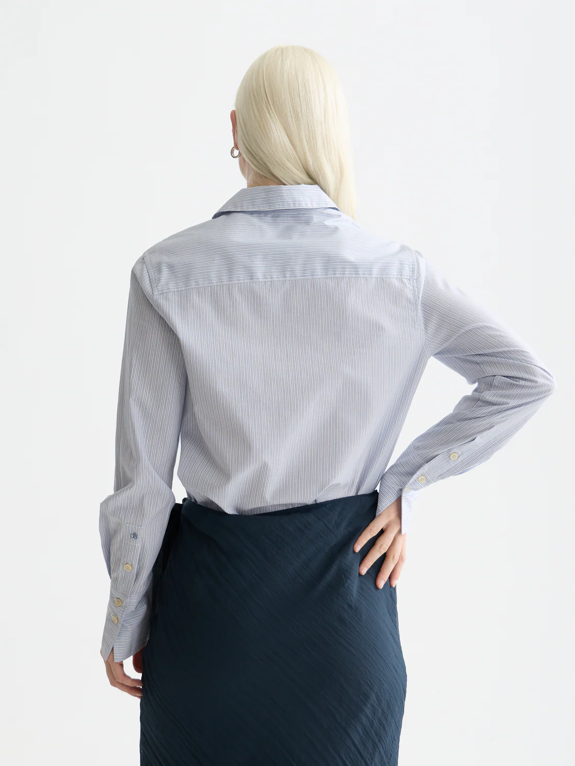 Regular poplin shirt - Image 11