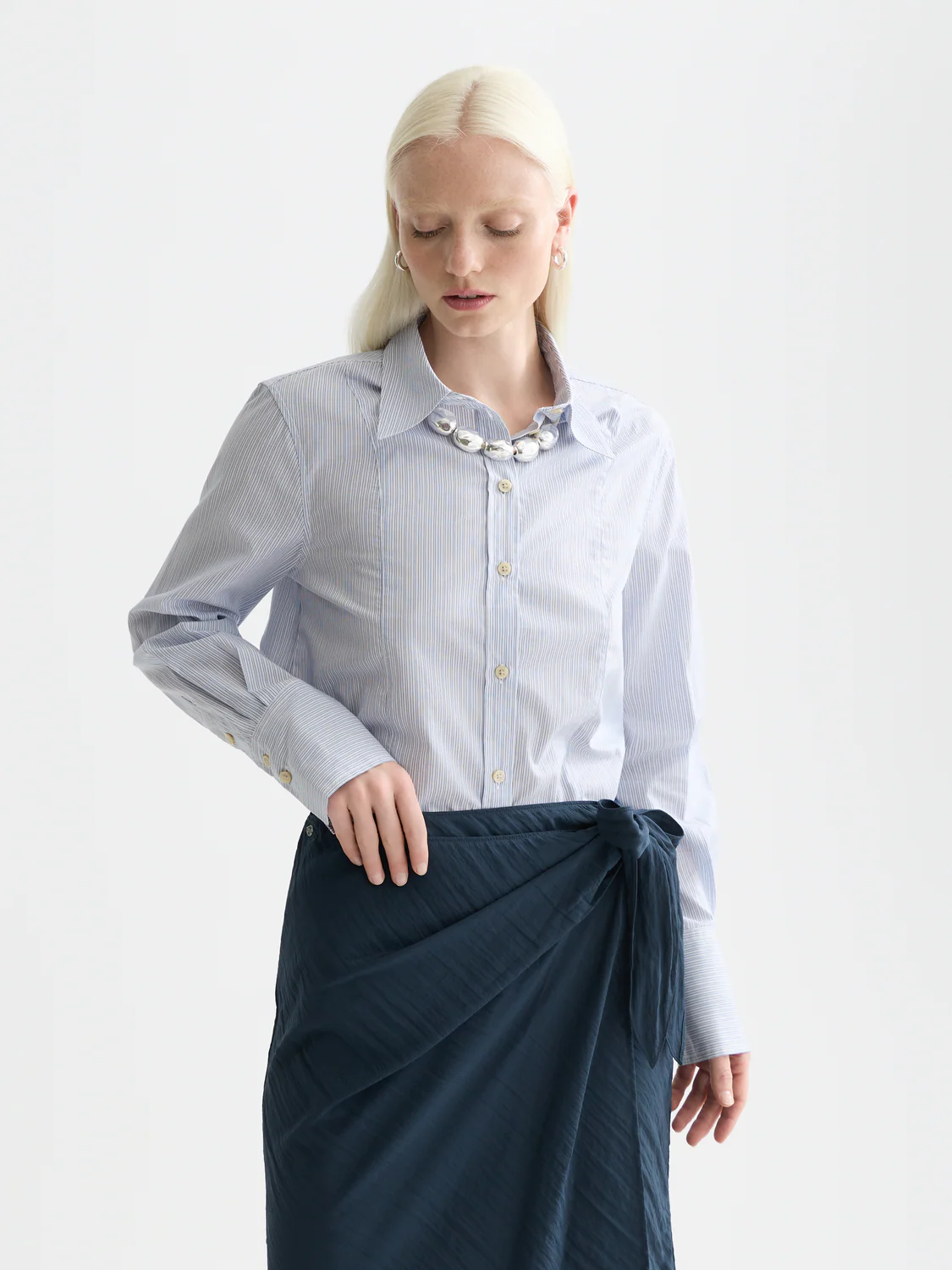 Regular poplin shirt - Image 8