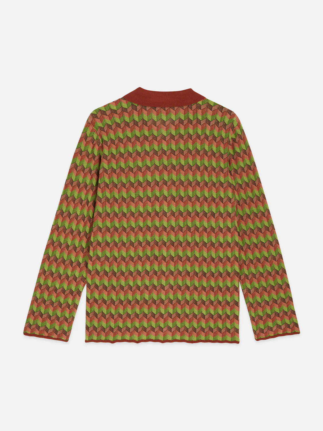 Jacquard knitted jacket - Image 6