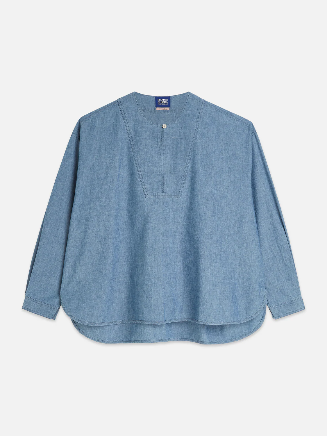 Denim bib shirt - Image 5