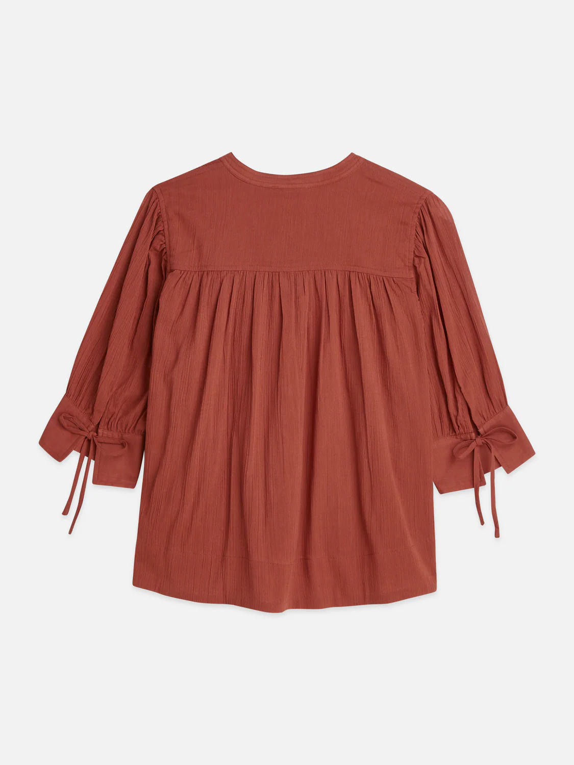 Relaxed blouse with gathers - Image 6