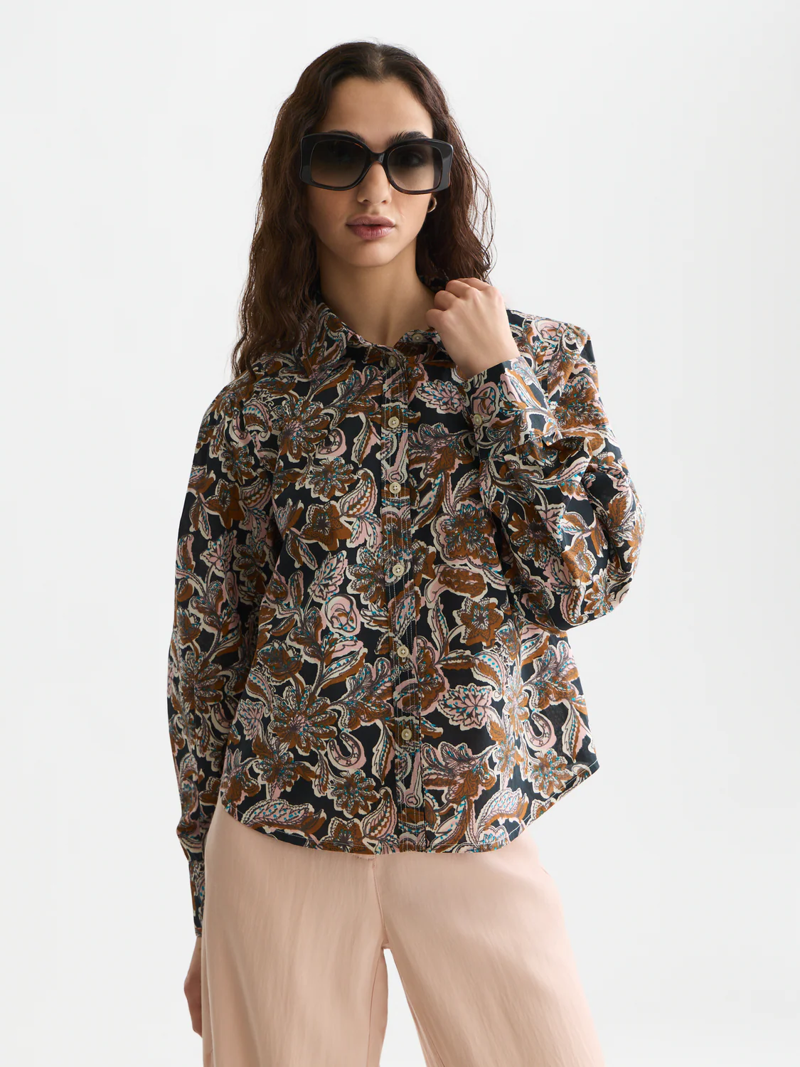 Printed relaxed shirt