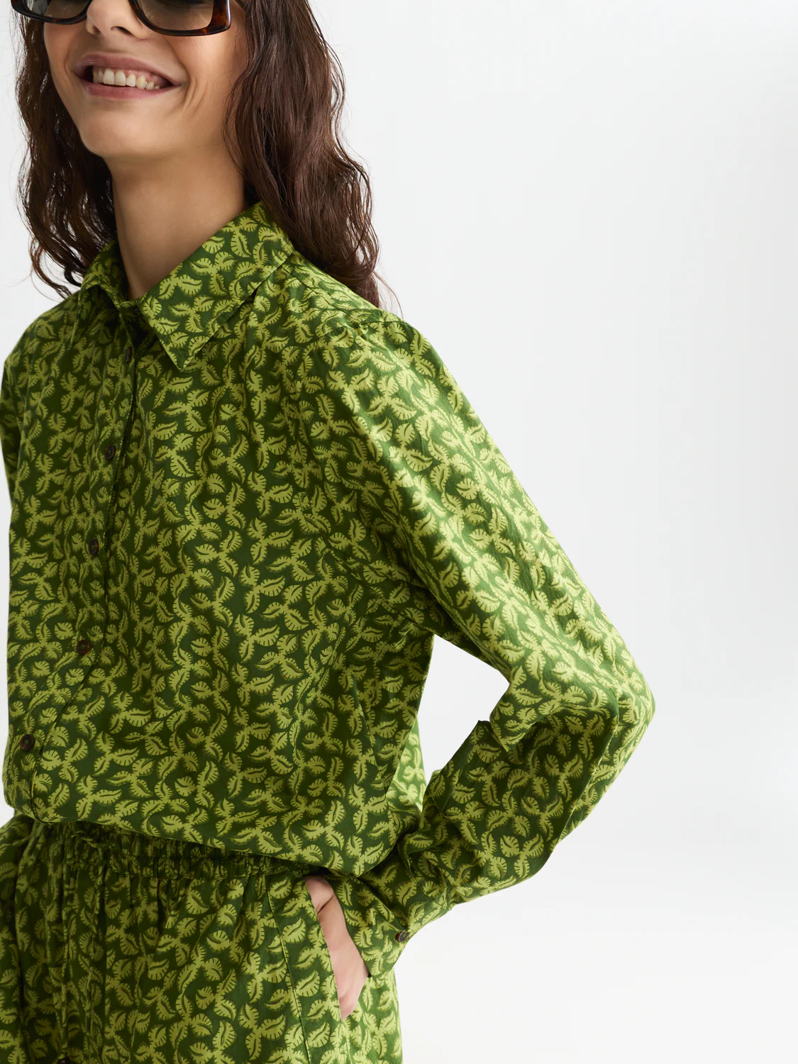 Printed relaxed shirt - Image 10