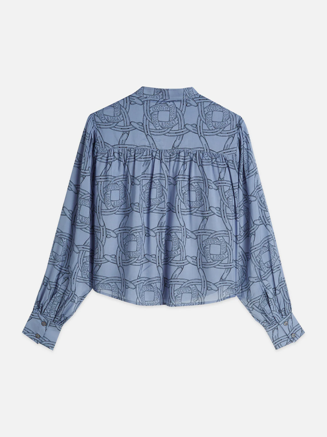 Pin tuck long sleeve shirt - Image 13