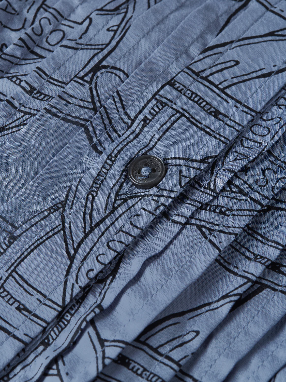 Pin tuck long sleeve shirt - Image 14