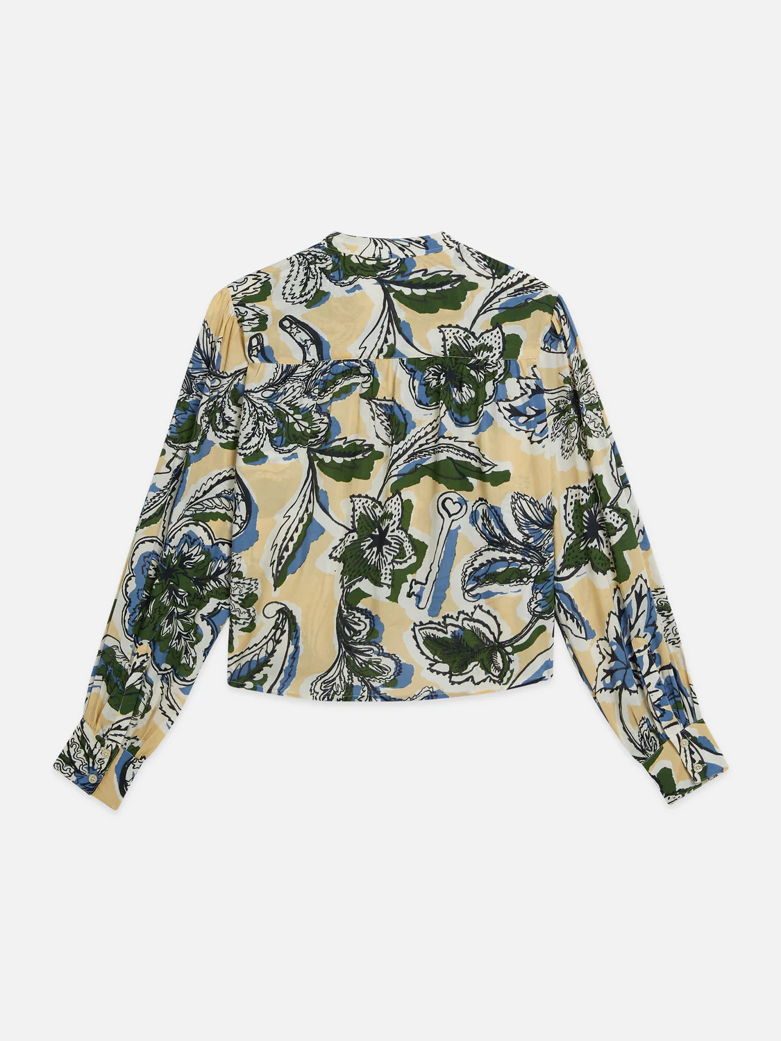 Pin tuck long sleeve shirt - Image 6