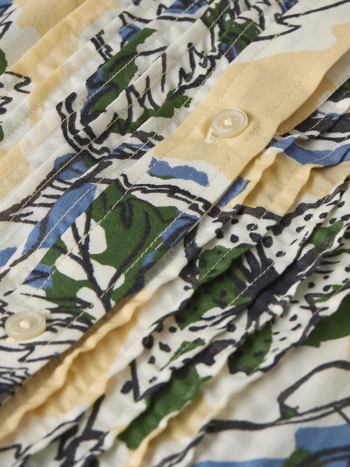 Pin tuck long sleeve shirt - Image 7