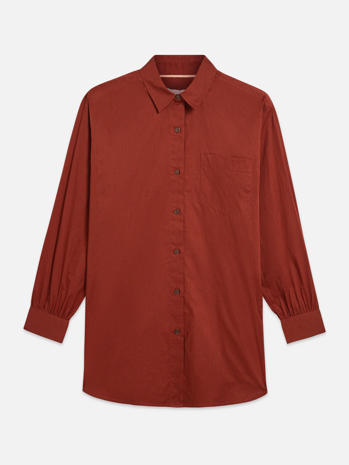Cotton voile oversized shirt - Image 12