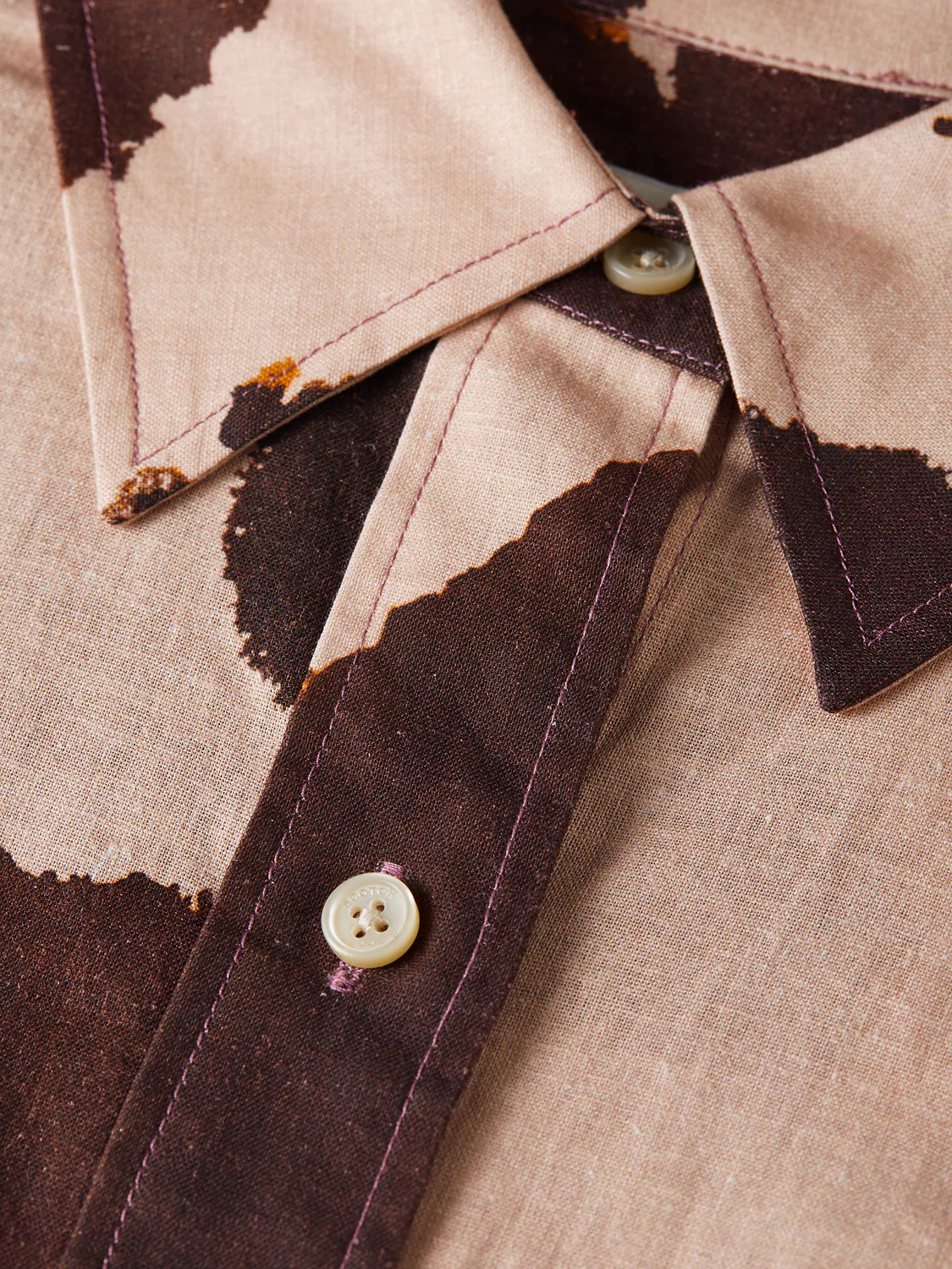 Linen blend printed shirt - Image 7