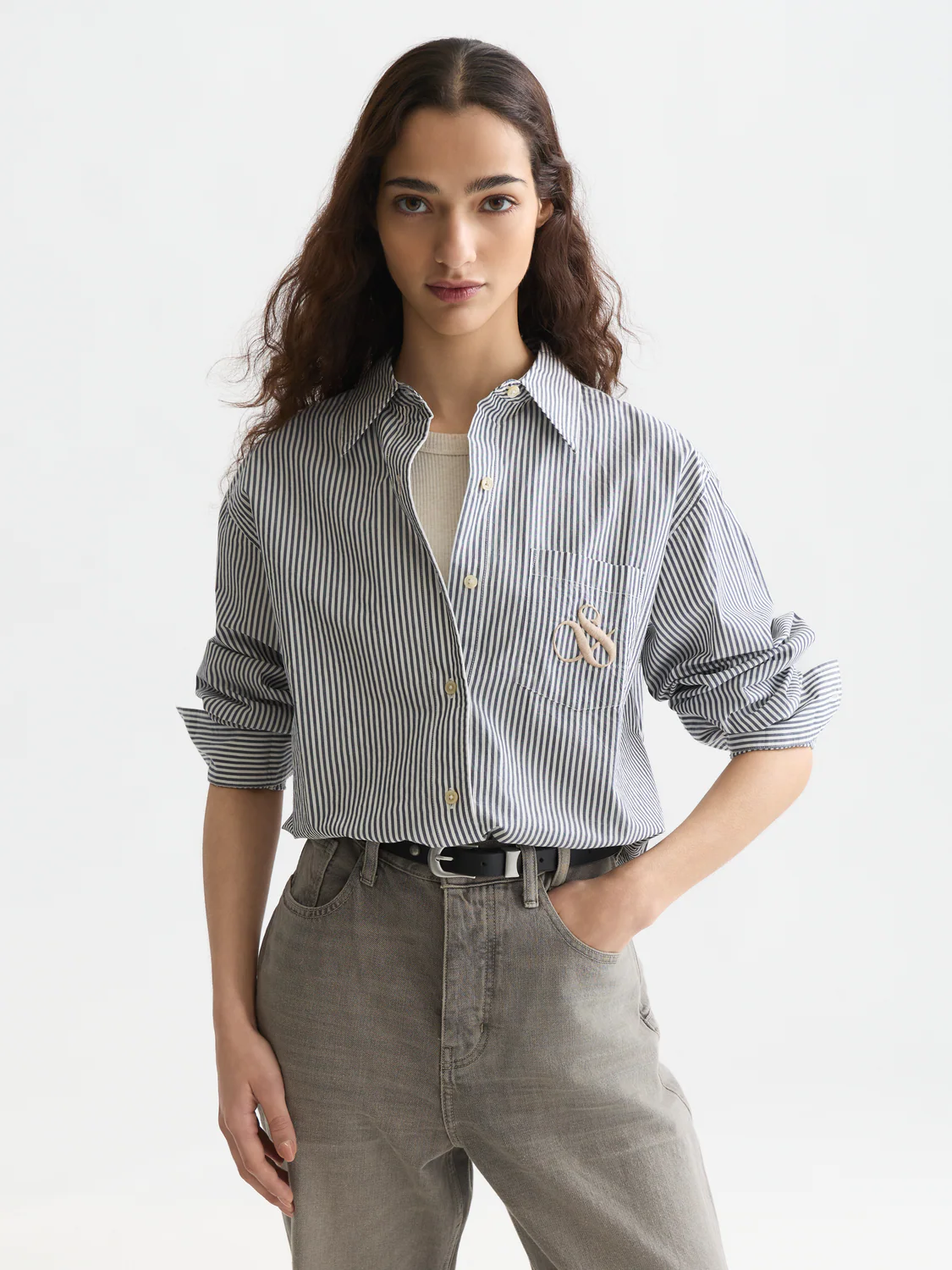 Striped relaxed-fit shirt