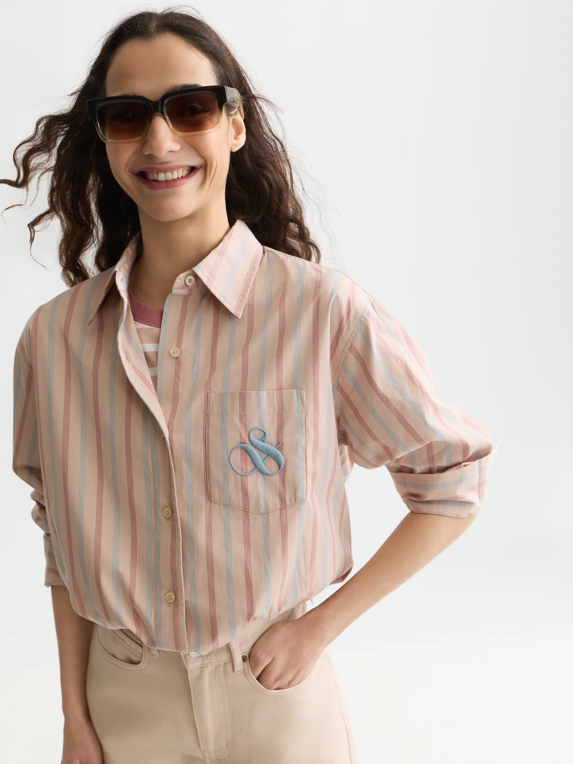 Striped relaxed-fit shirt - Image 10