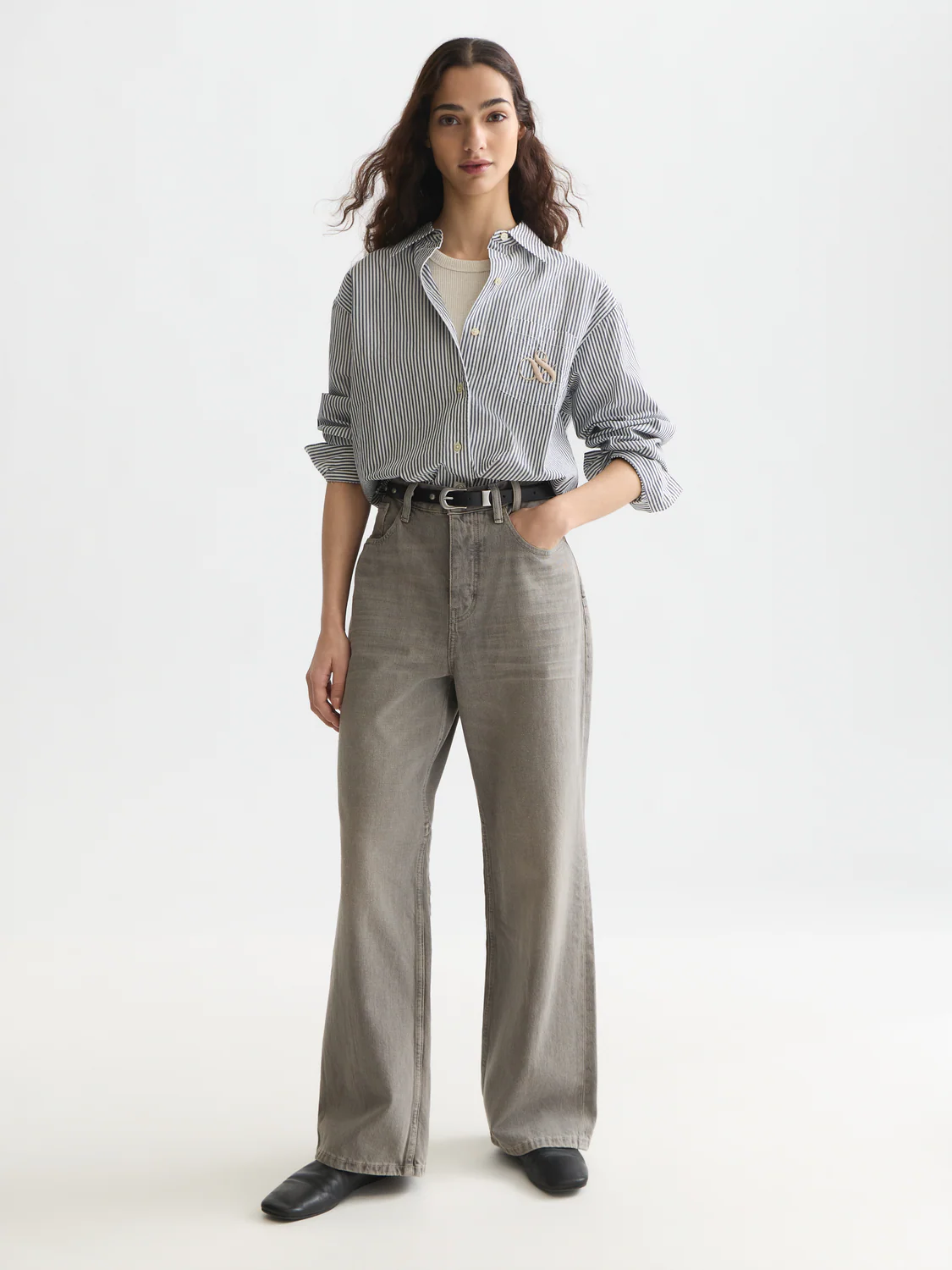 Striped relaxed-fit shirt - Image 2