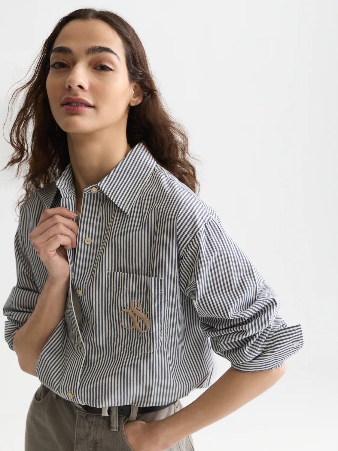 Striped relaxed-fit shirt - Image 3
