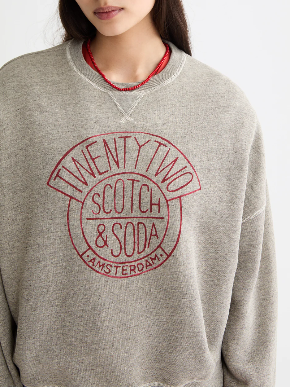 oversized graphic sweatshirt - Image 3