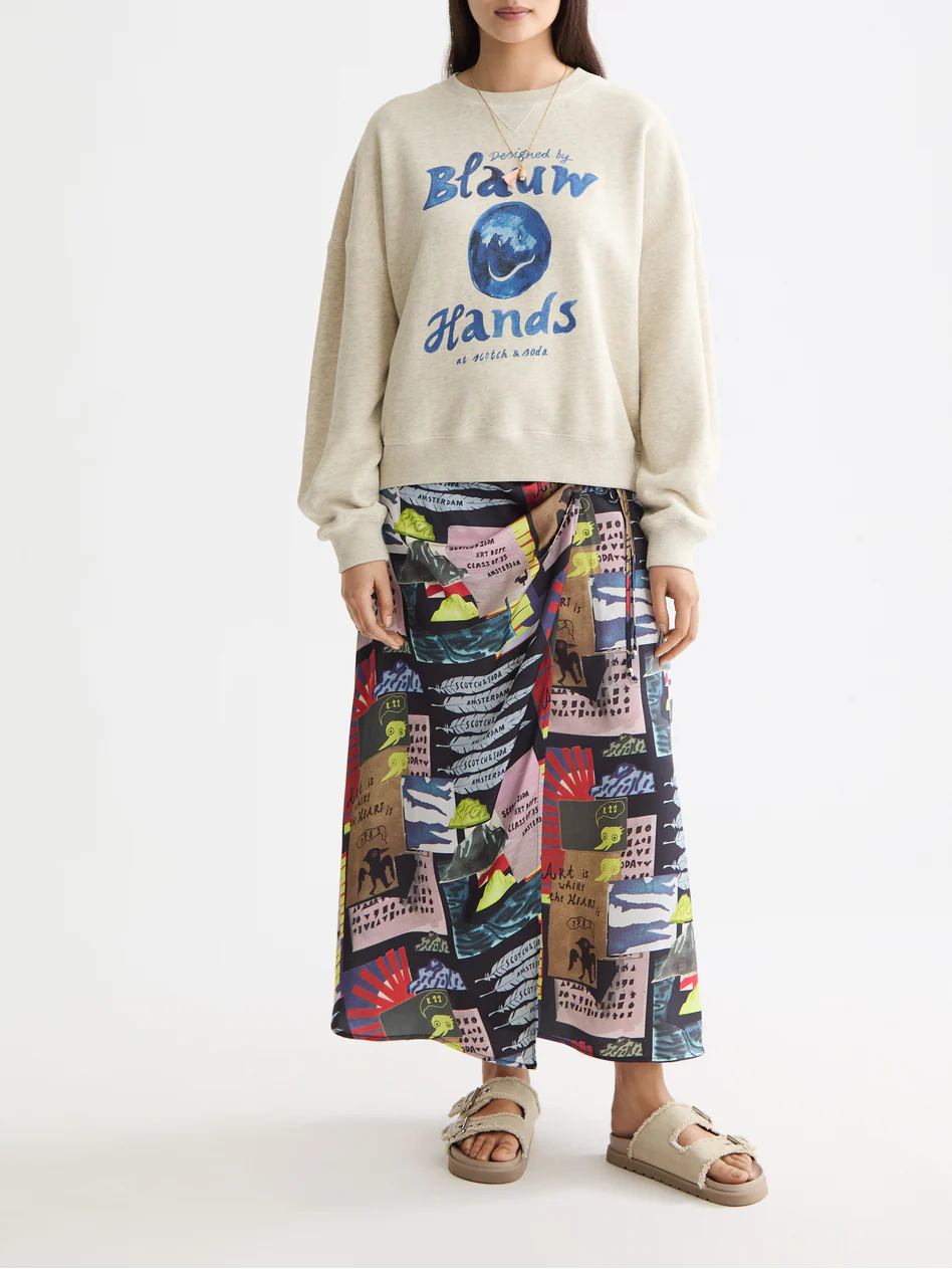 oversized graphic sweatshirt - Image 9
