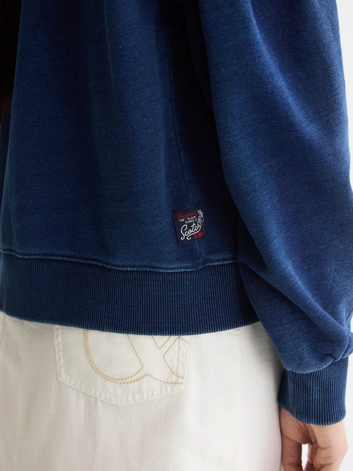balloon sleeves crew neck sweatshirt - Image 3