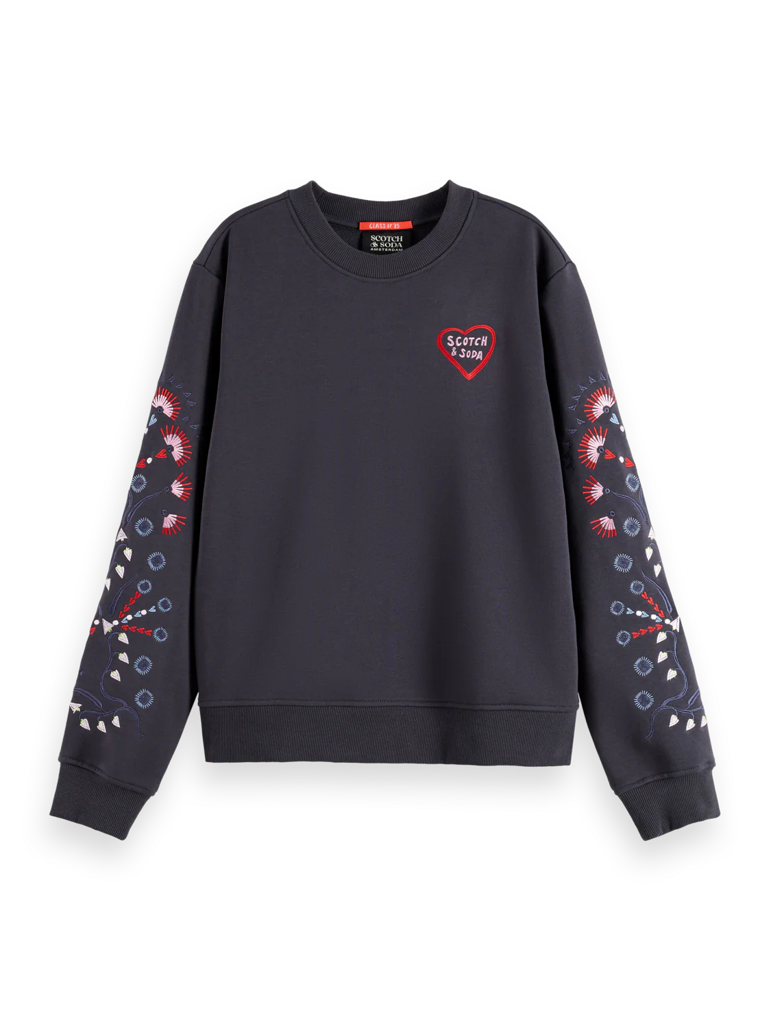 Embroidered regular sweatshirt - Image 5