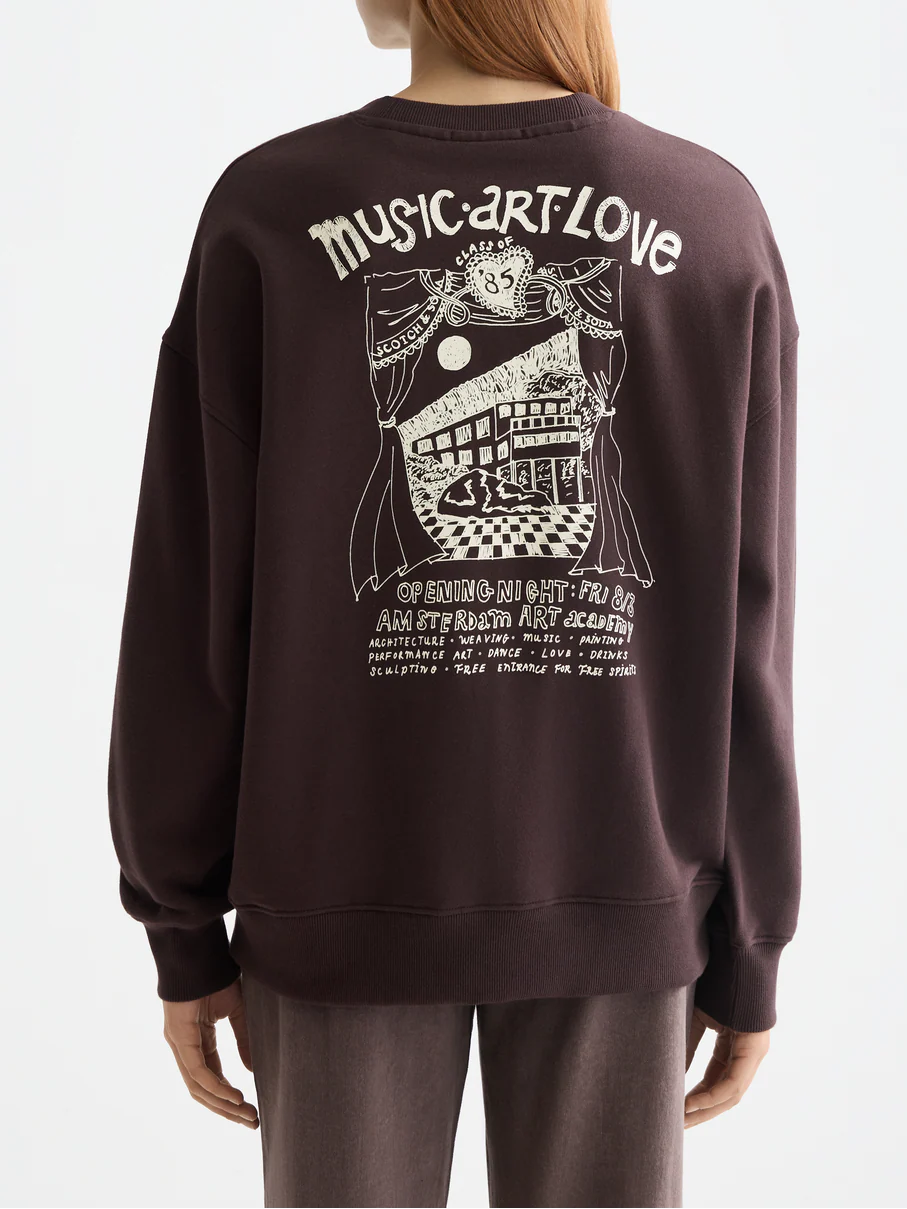 Artwork oversized sweatshirt - Image 4