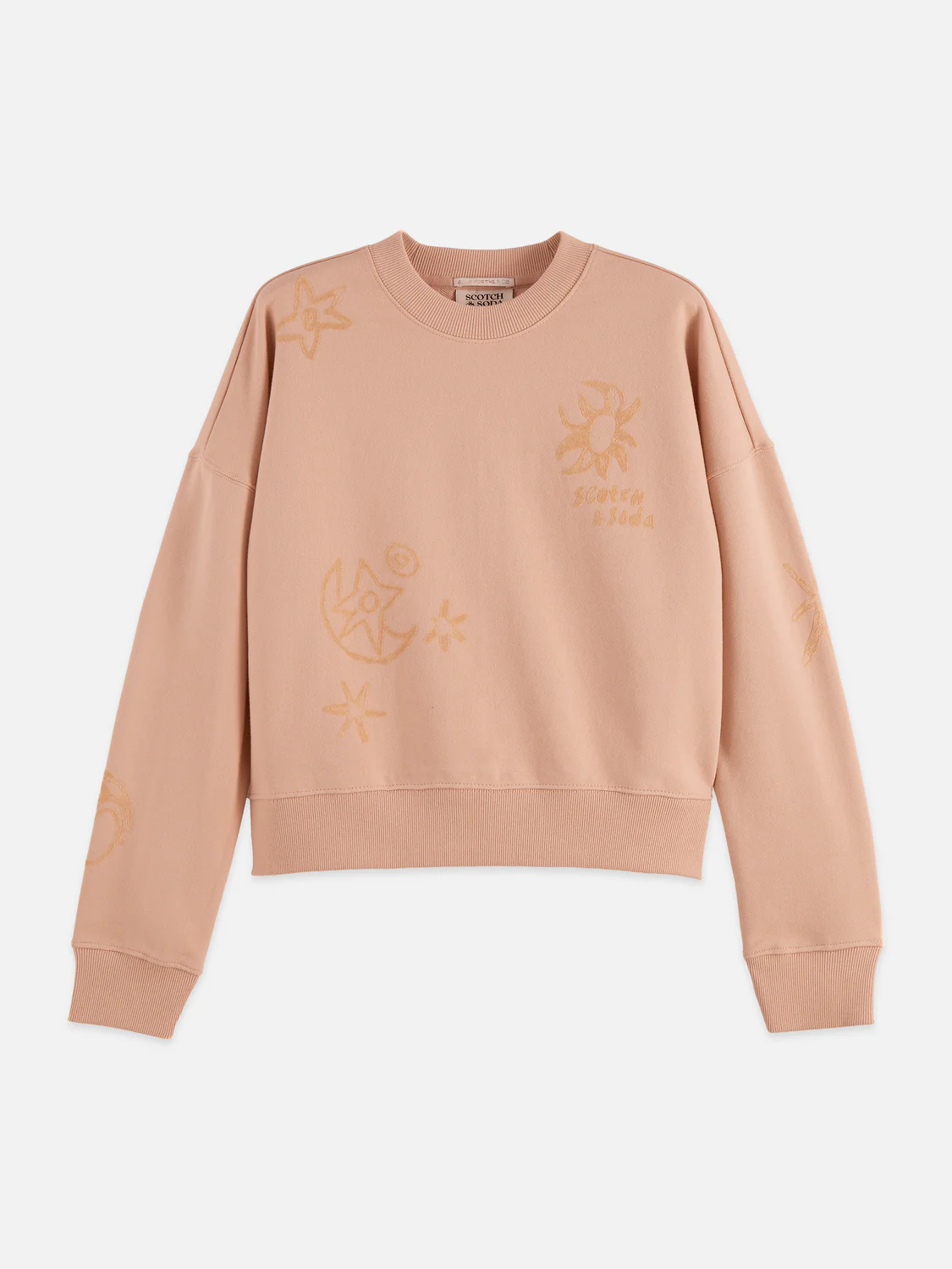 Relaxed flock print sweatshirt - Image 5