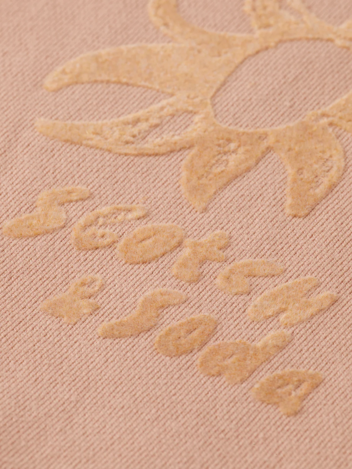 Relaxed flock print sweatshirt - Image 7