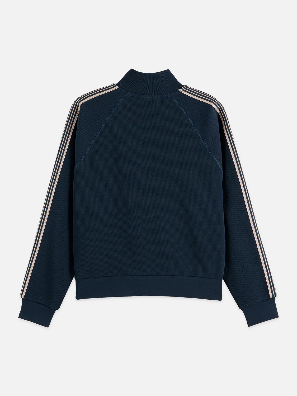 Zip-up interlock sweatshirt - Image 6