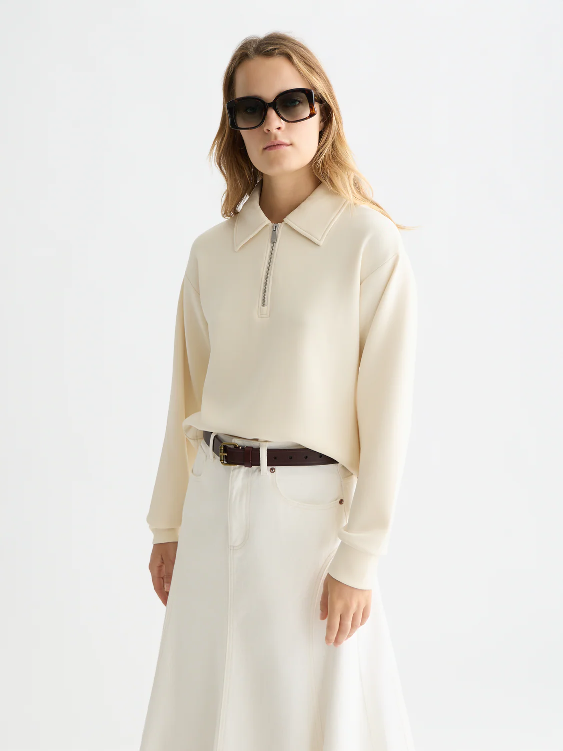 Zip-up sweatshirt