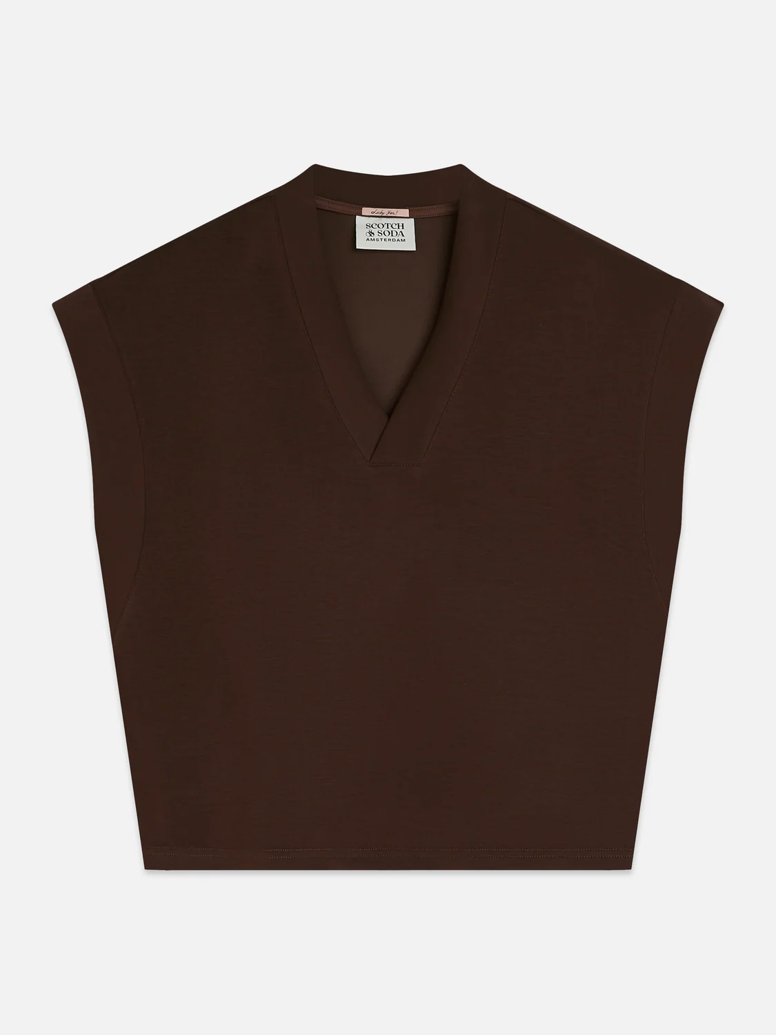 Tencel V-neck short sleeve sweatshirt - Image 19