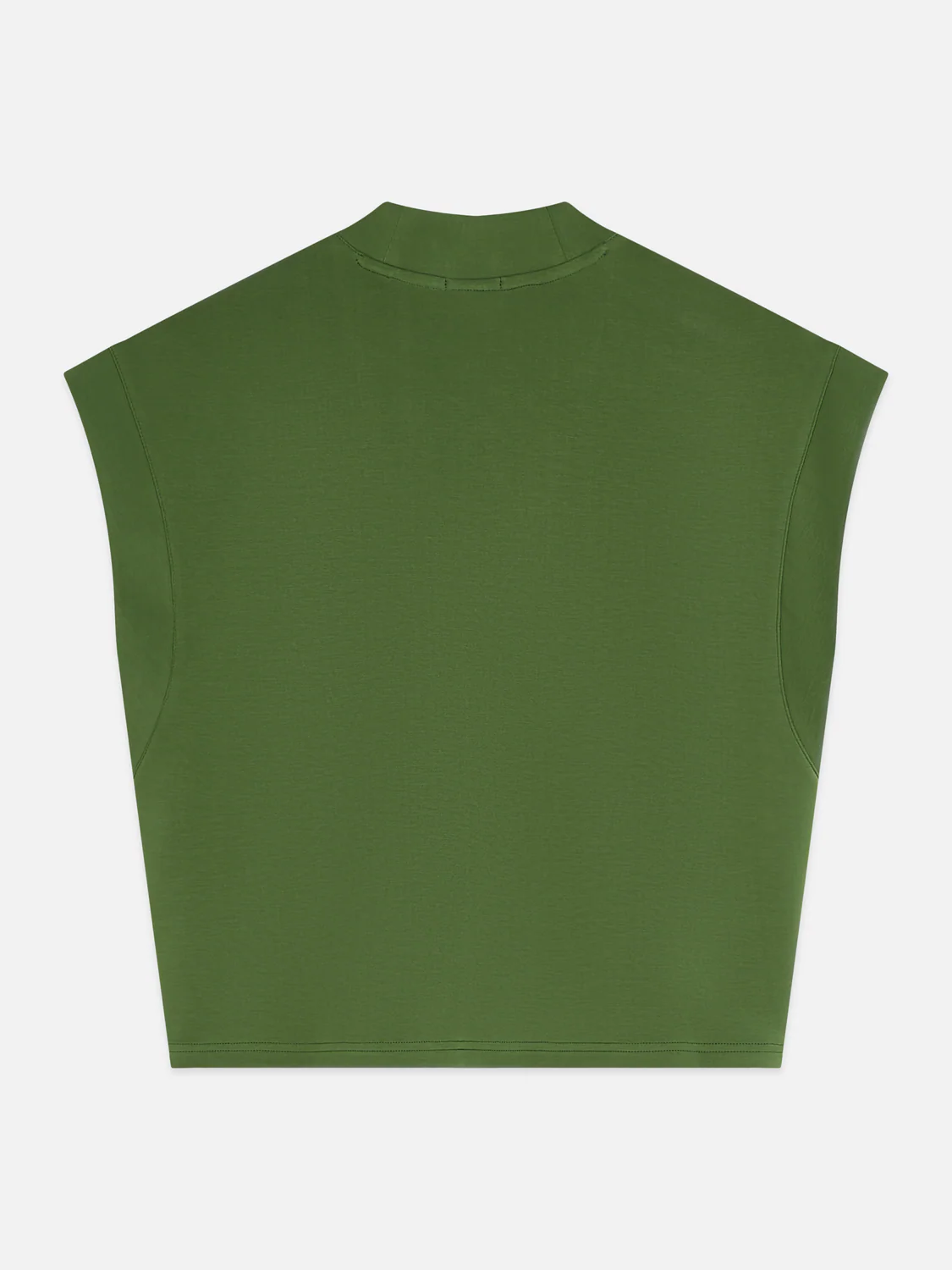 Tencel V-neck short sleeve sweatshirt - Image 6