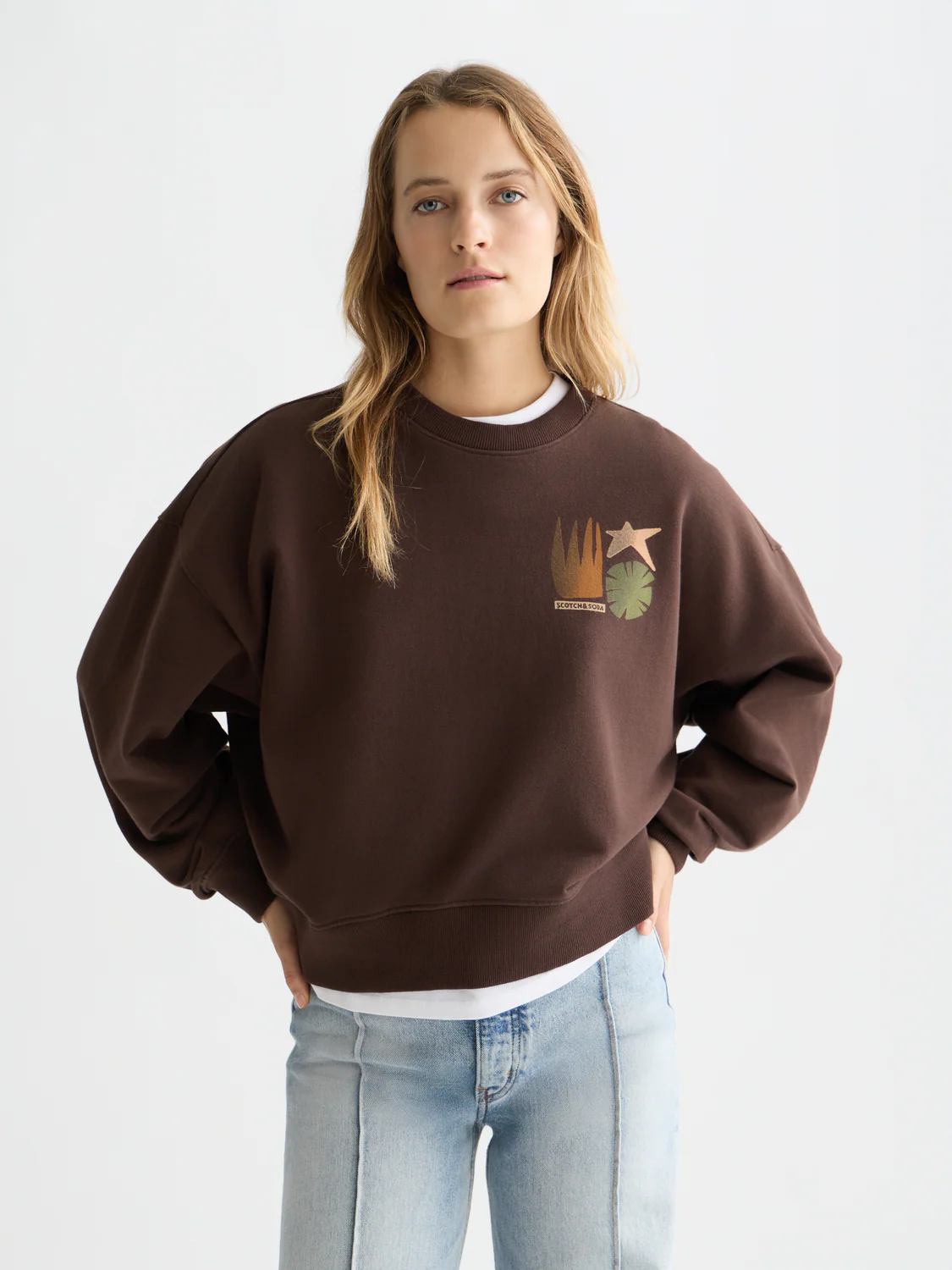 artwork oversized sweatshirt