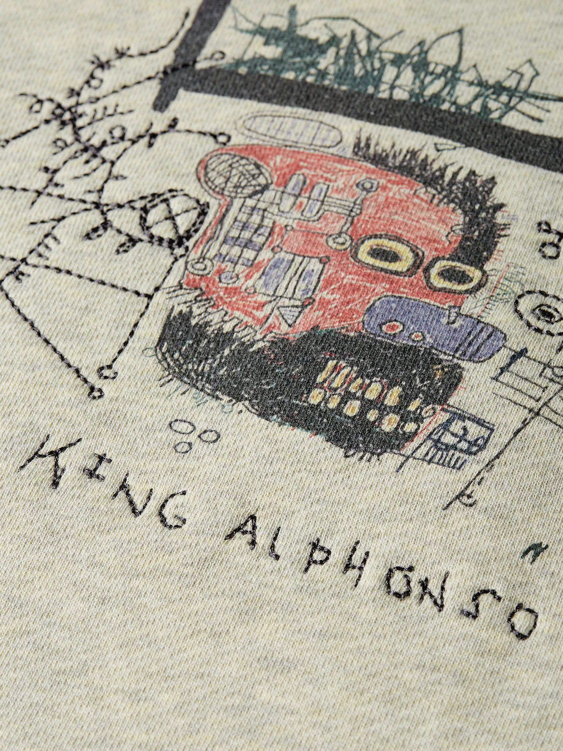 Scotch & Soda x Basquiat Washed Artwork T-Shirt - Image 7