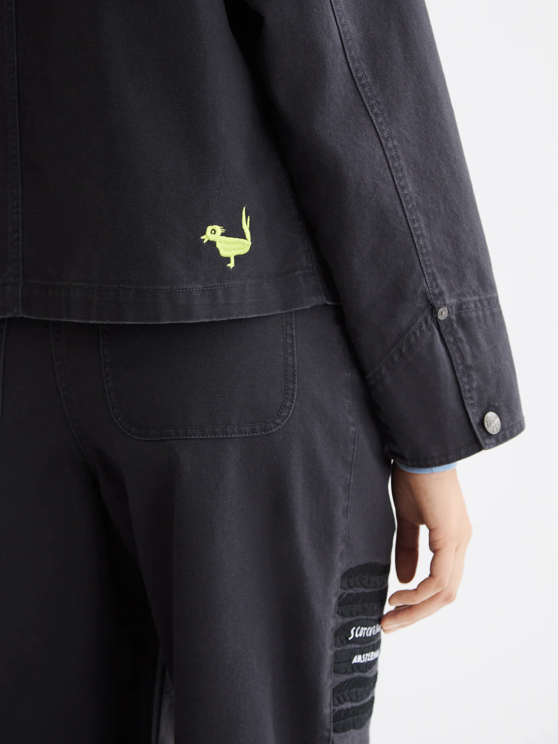 Washed workwear jacket - Image 3