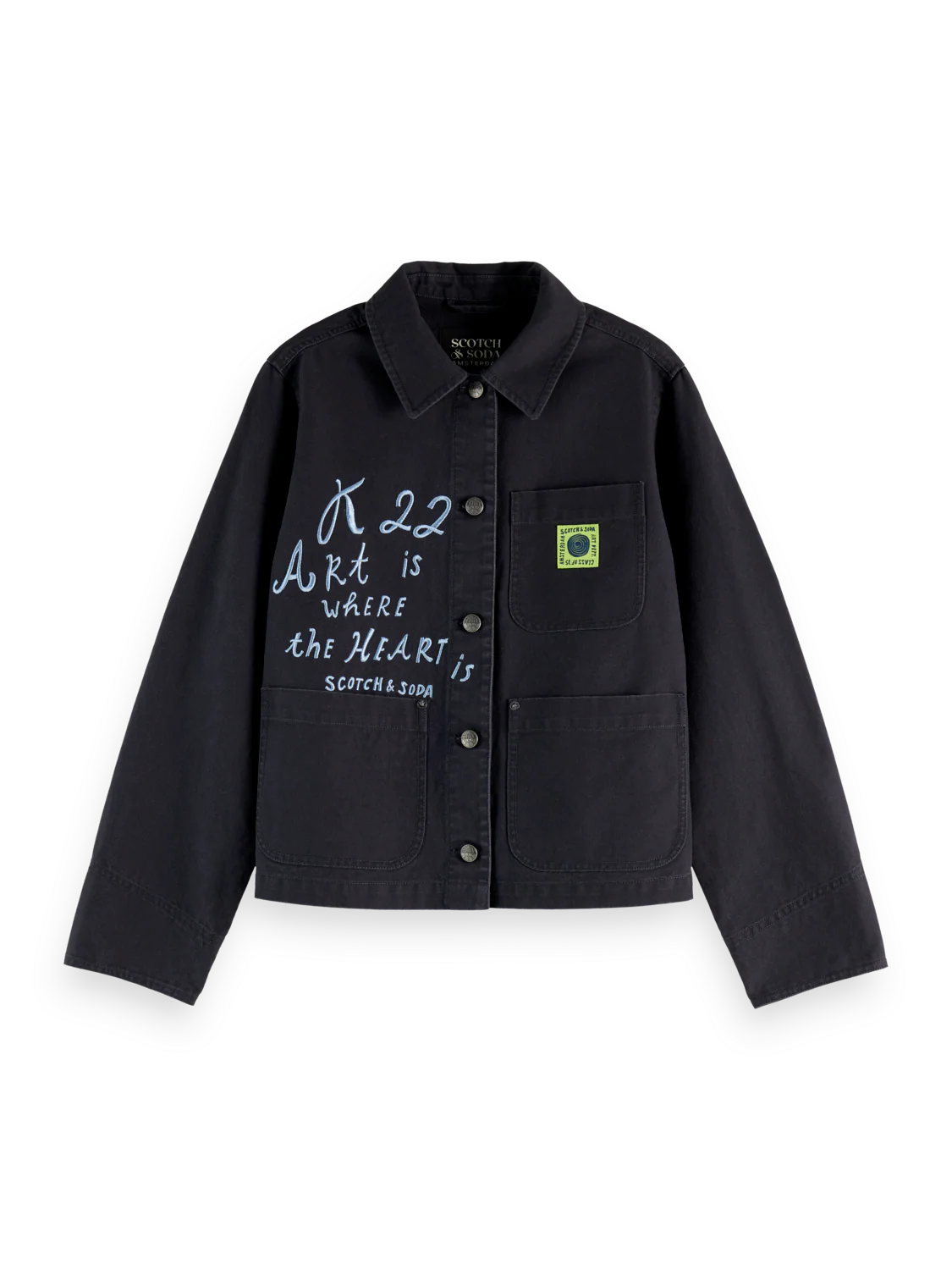 Washed workwear jacket - Image 5