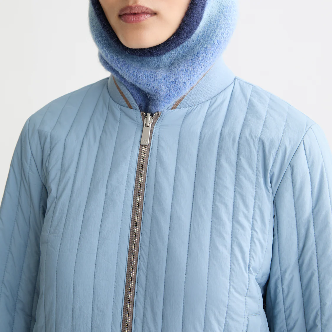 Reversible printed quilted bomber - Image 3