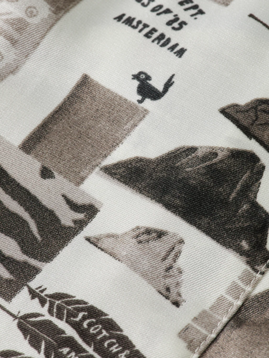 Reversible printed quilted bomber - Image 8