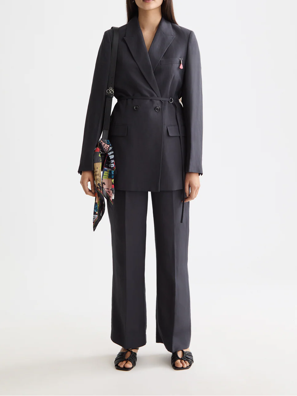 belted blazer - Image 2
