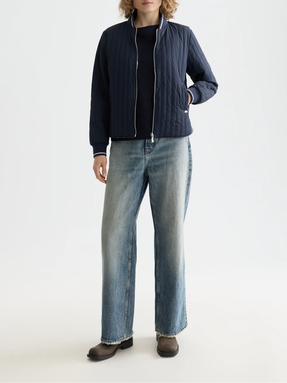 Reversible quilted bomber - Image 11
