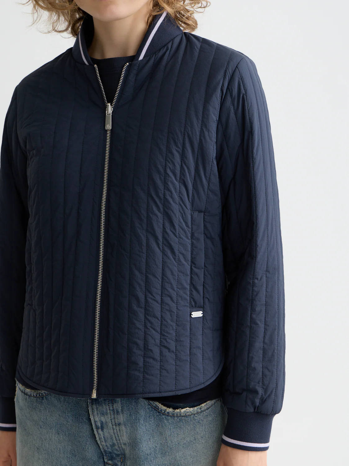 Reversible quilted bomber - Image 12