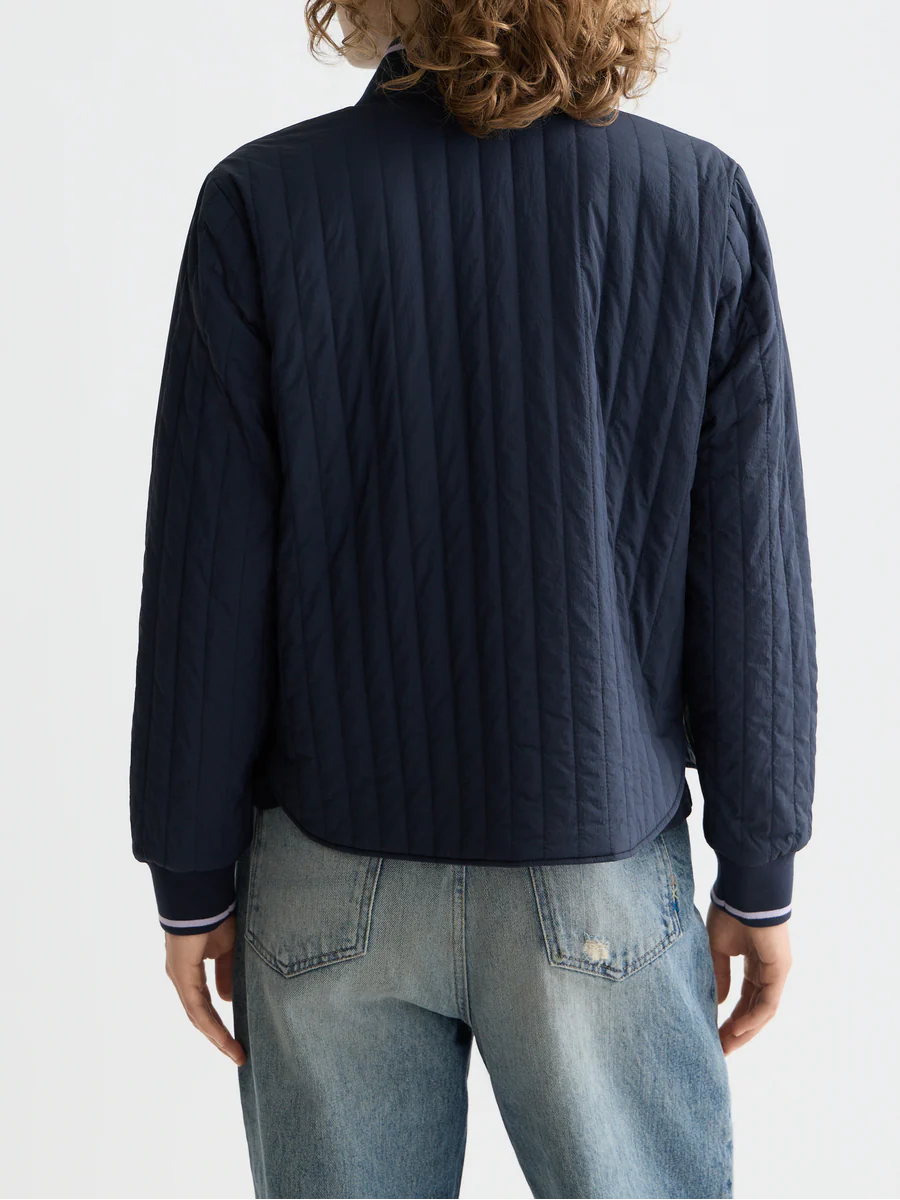 Reversible quilted bomber - Image 13