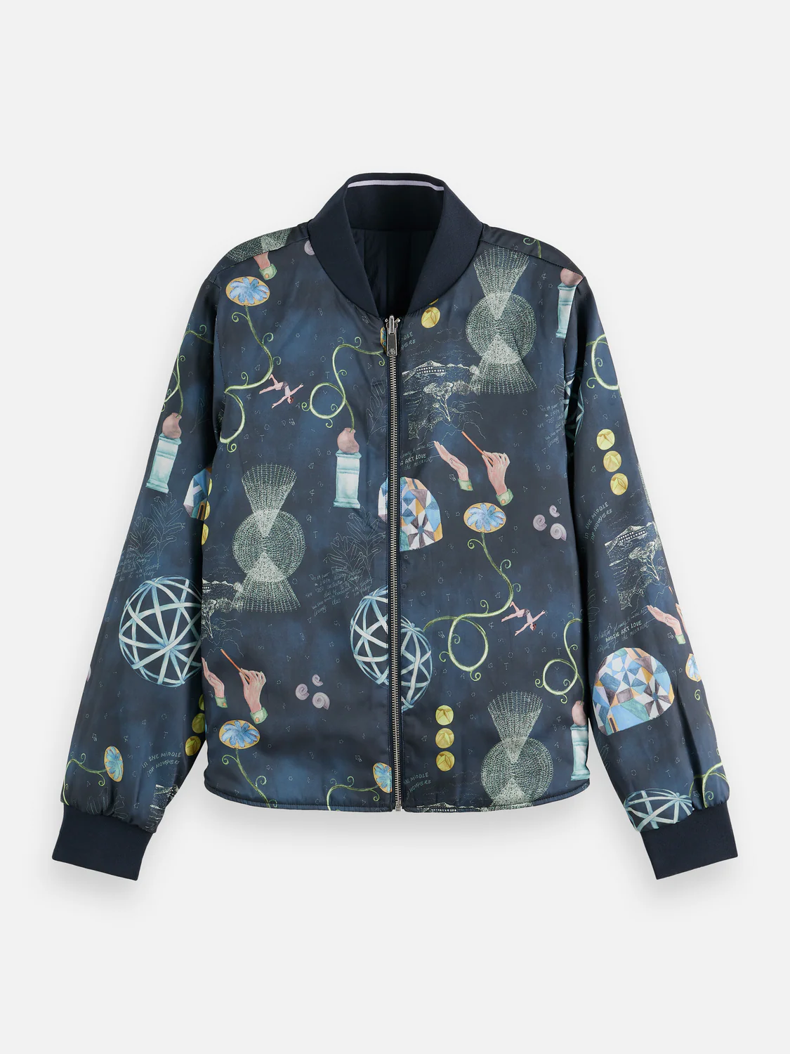 Reversible quilted bomber - Image 17