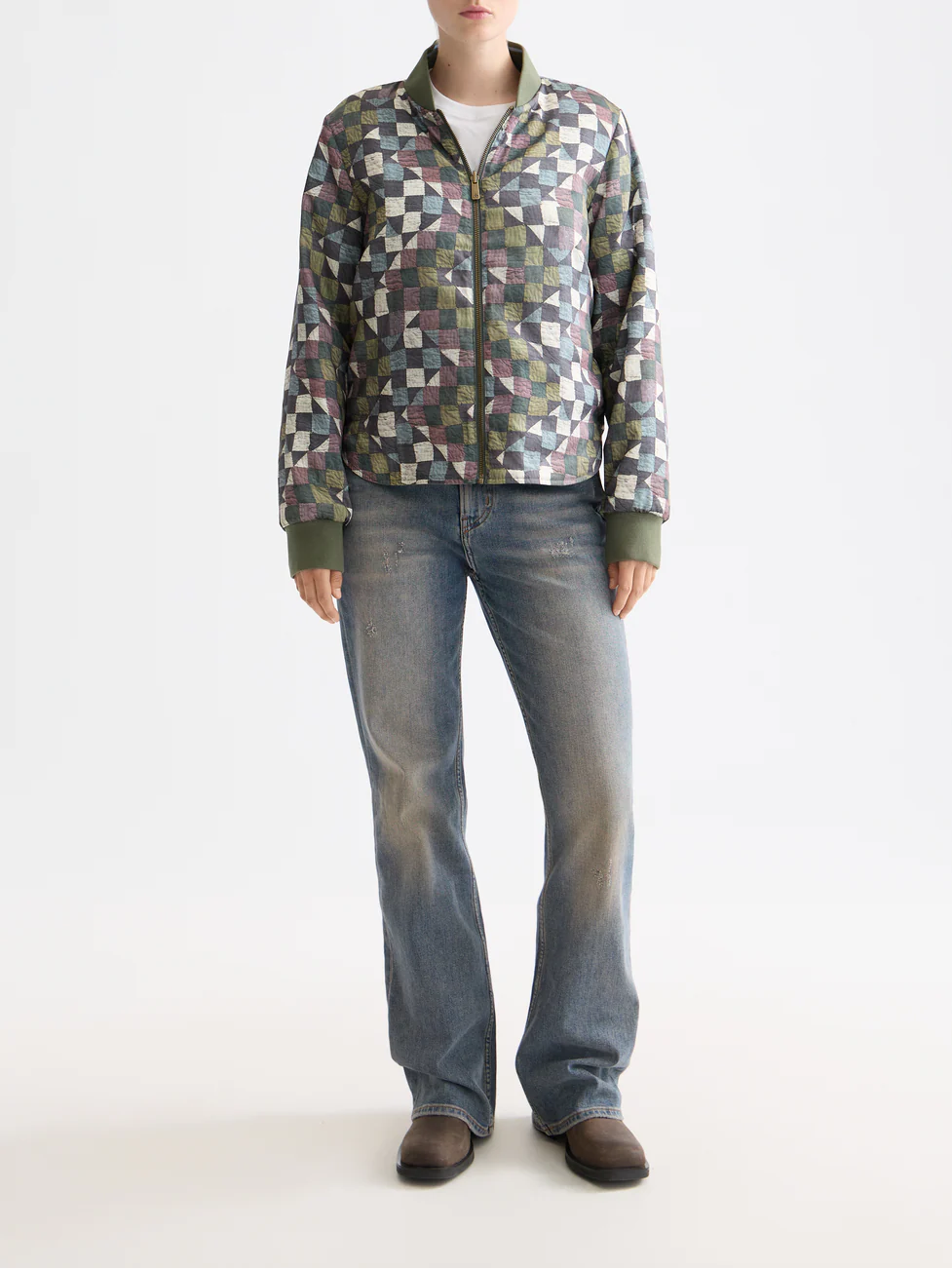 Reversible quilted bomber - Image 2